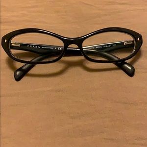 Black Prada cateye frames